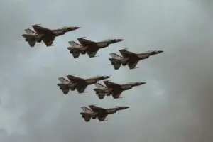 six fighter jets